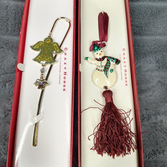 Crazy Horse Liz Claiborne Company Bookmark & Christmas Ornament - Picture 1 of 5